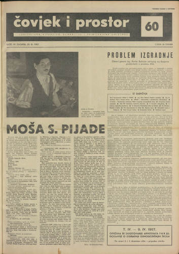 Čovjek i prostor 1957 / 60