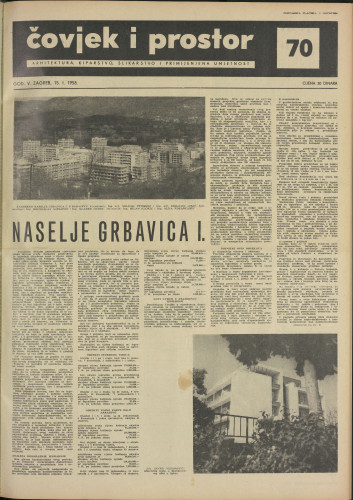 Čovjek i prostor 1958 / 70