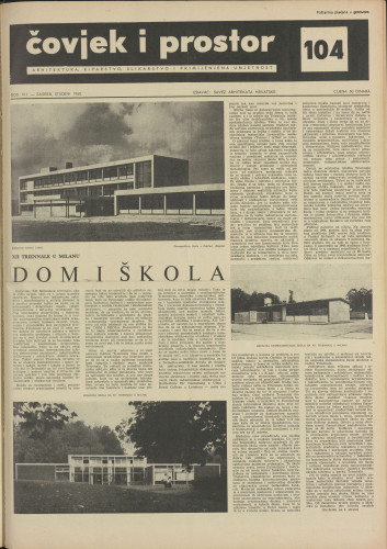 Čovjek i prostor 1960 / 104