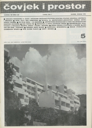 Čovjek i prostor 1972 / 230